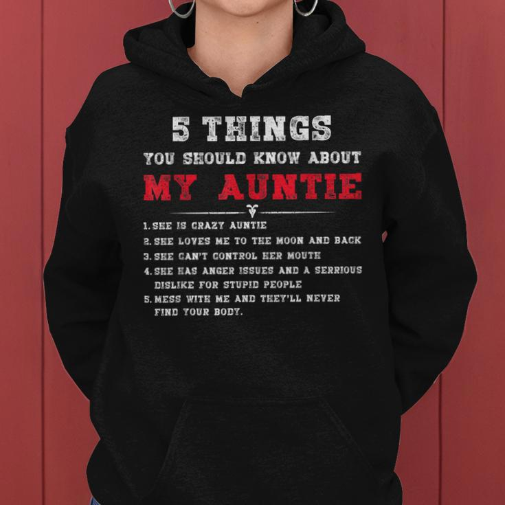 5 Things You Should Know About My Auntie Mothers Day  Women Hoodie