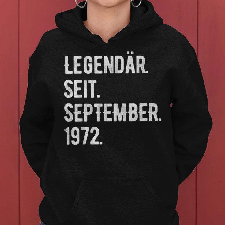 51 Geburtstag Geschenk 51 Jahre Legendär Seit September 197 Frauen Hoodie