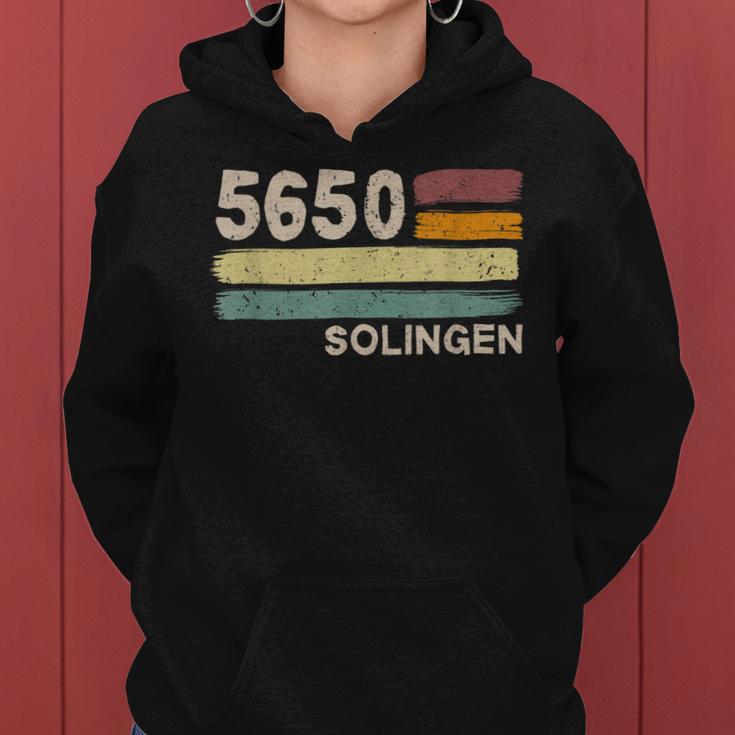 5650 Solingen Retro Postleitzahlen Alte Plz Vintage Frauen Hoodie