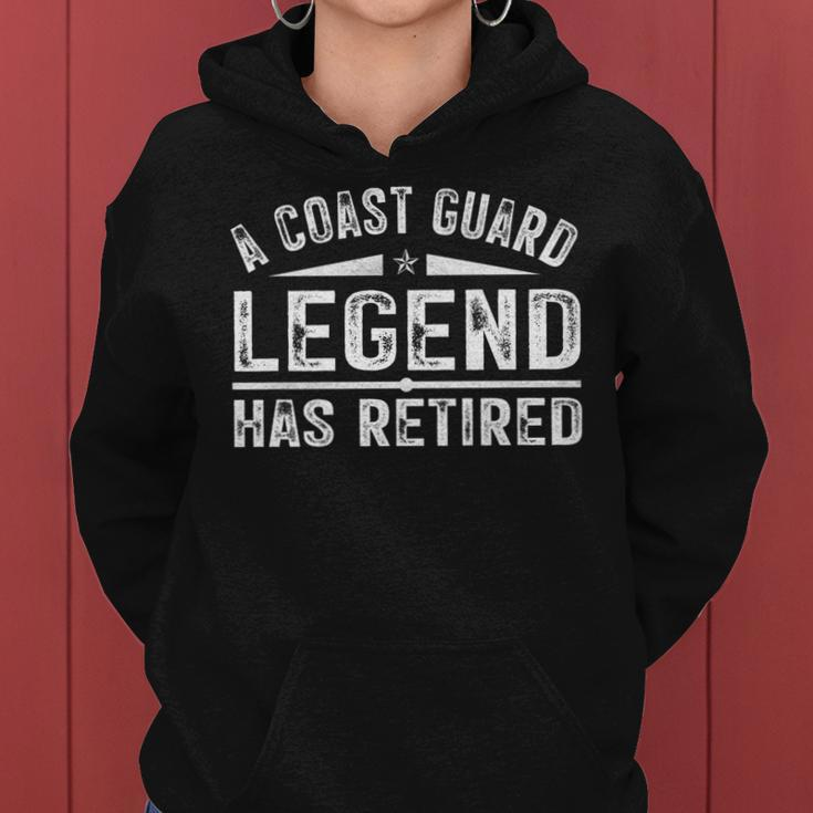 A Coast-Guard Legend Has Retired Funny Party Women Hoodie