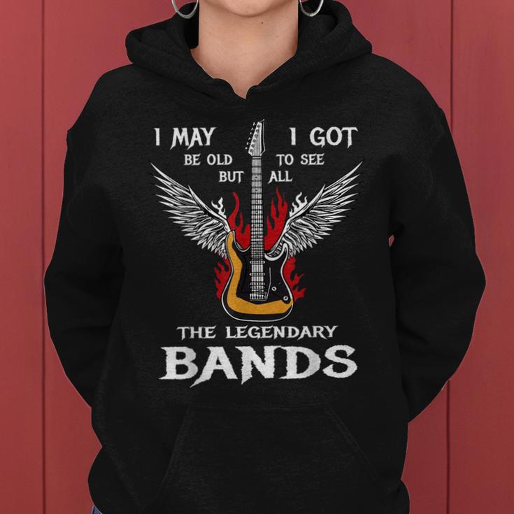 Alt aber mit legendären Bands Hoodie, Cool für Musikfans