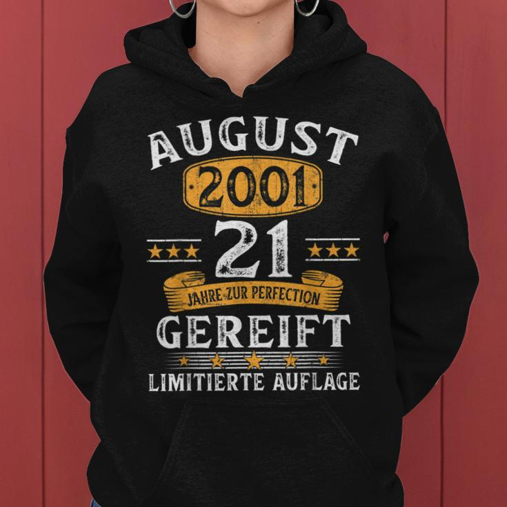 August 2001 Lustige Geschenke Zum 21 Geburtstag Mann Frau Frauen Hoodie