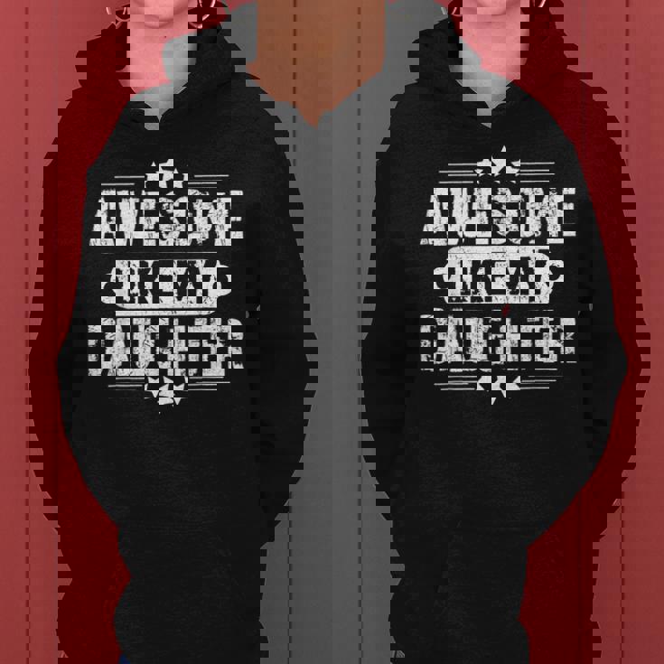 Awesome Like My Daughter Fathers Day 2023 Dad And Daughters Women Hoodie