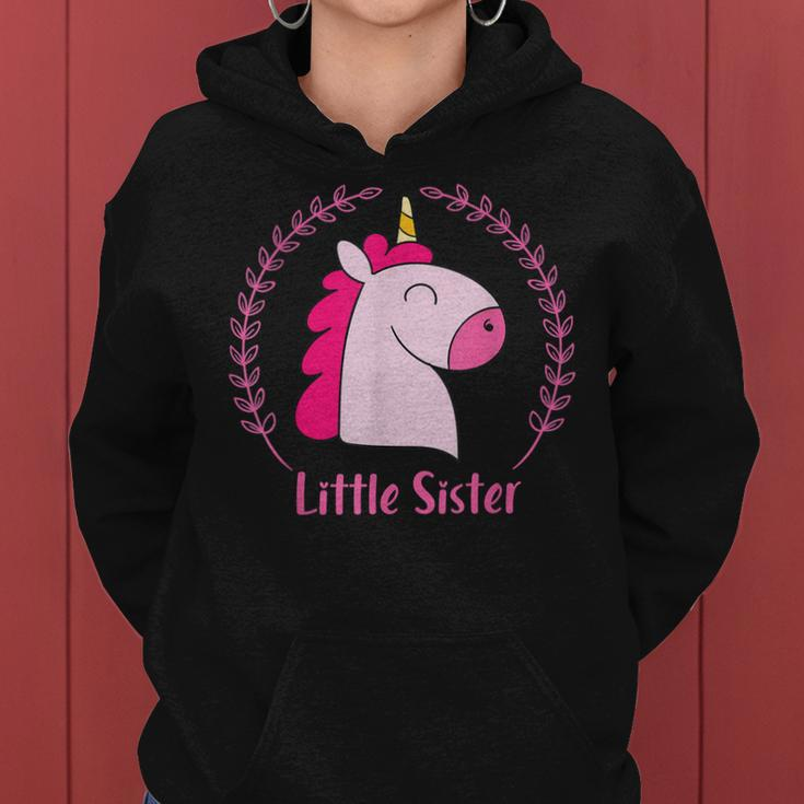 Awesome Little Sister Unicorn Kids Women Hoodie