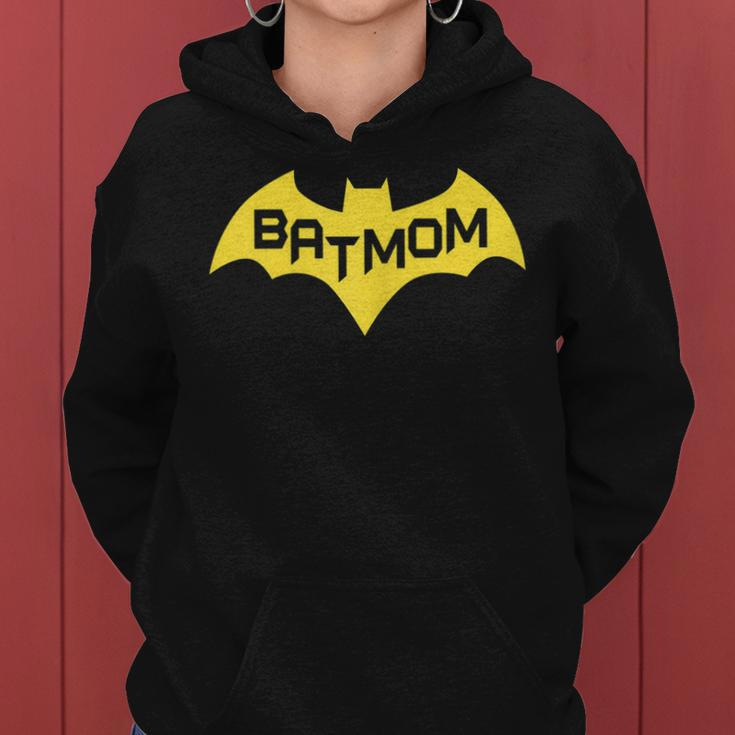 Batmom Mommy Super Hero Bat Mom Cool Woman The Girl Wonder Gift For Womens Women Hoodie