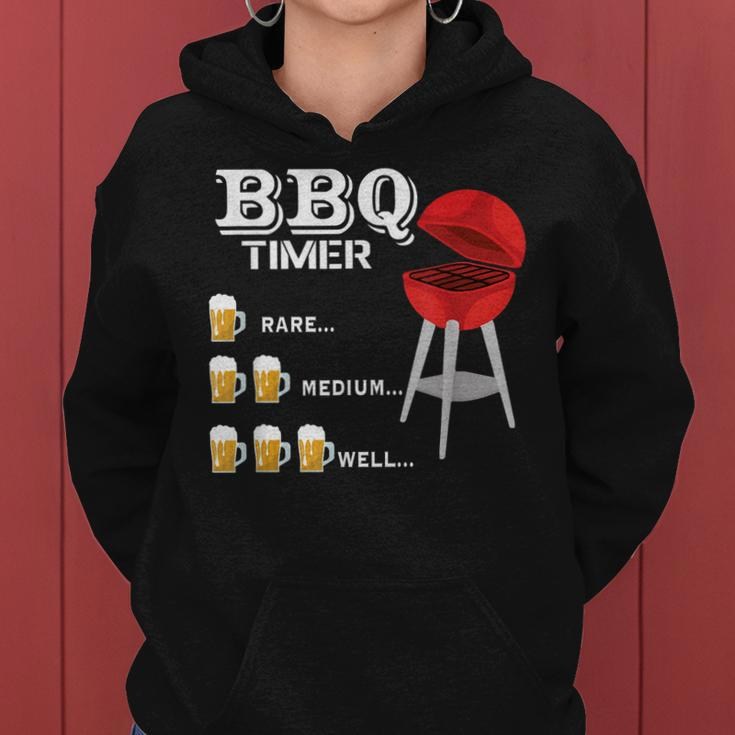Bbq Timer Funny Beer Drinking Grilling Gift Gift For Mens Women Hoodie