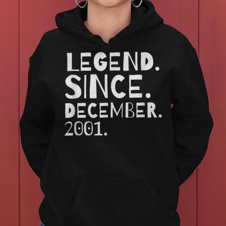 Bday Jungen Mädchen Geburtstagslegende Seit Dezember 2001 Frauen Hoodie