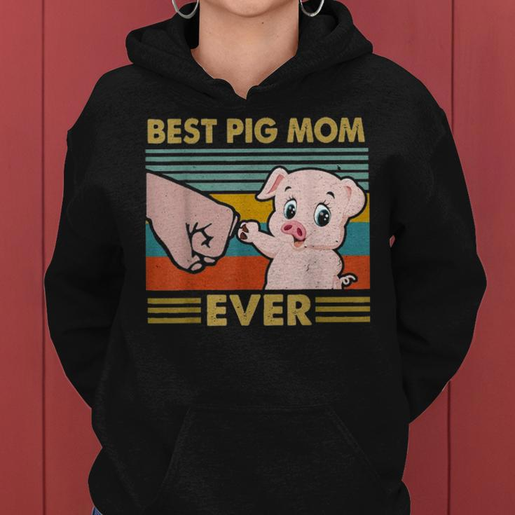 Best Pig Mom Ever Pig Friends Gift Mothers Day Women Hoodie