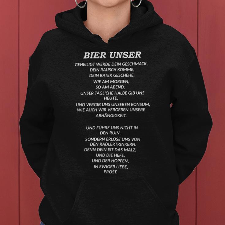 Bier Unser Lustiges Hoodie, Parodie Gebet für Bierfans