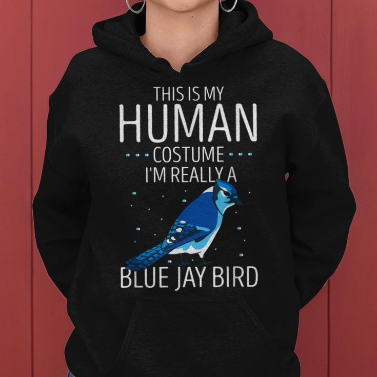 Blauhäher Menschliches Kostüm Hoodie, Stellers Jay Tierisches Design