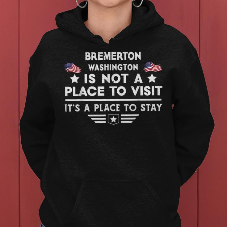 Bremerton Washington Ort Besuchen Bleiben Usa City Frauen Hoodie