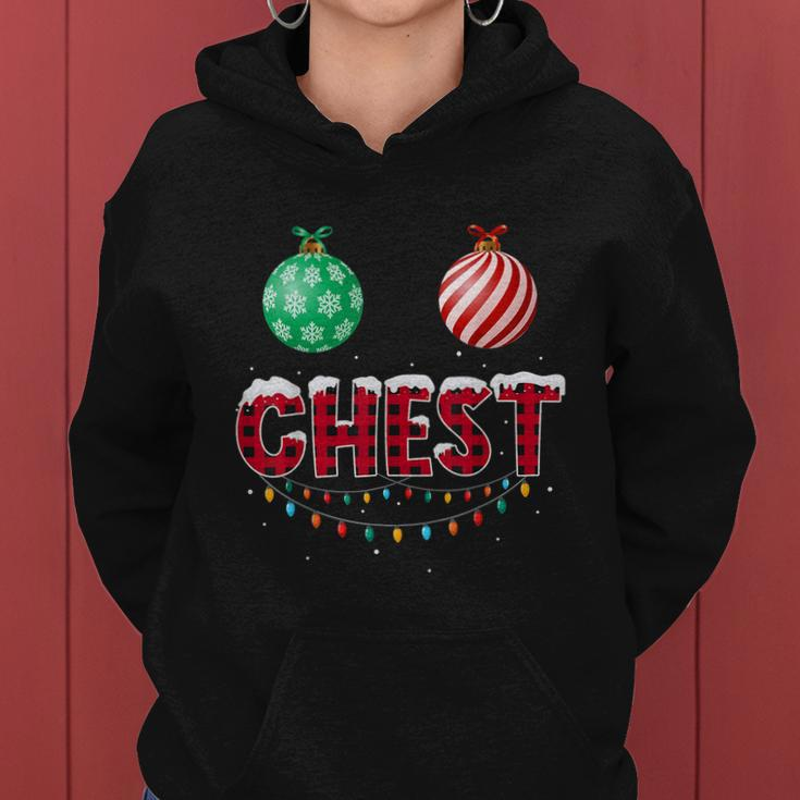 Chest Nuts Christmas Shirt Funny Matching Couple Chestnuts Women Hoodie