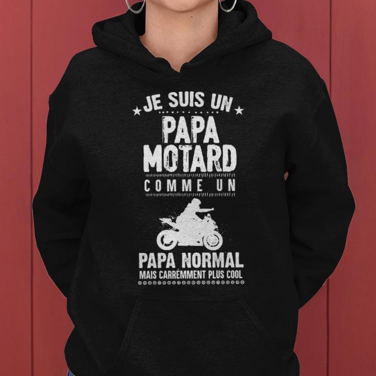 Cooler Biker Papa Herren Hoodie, Einzigartiges Motorradfahrer Design