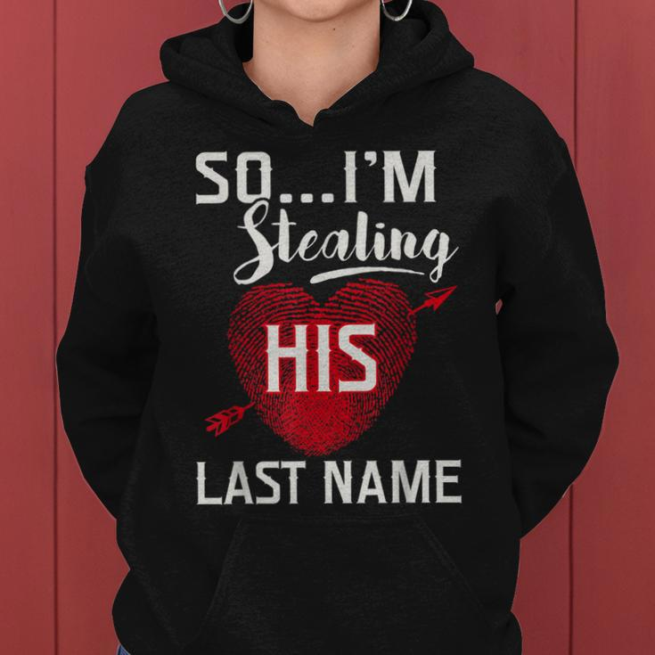 Couple So Im Stealing His Last Name For Women Women Hoodie