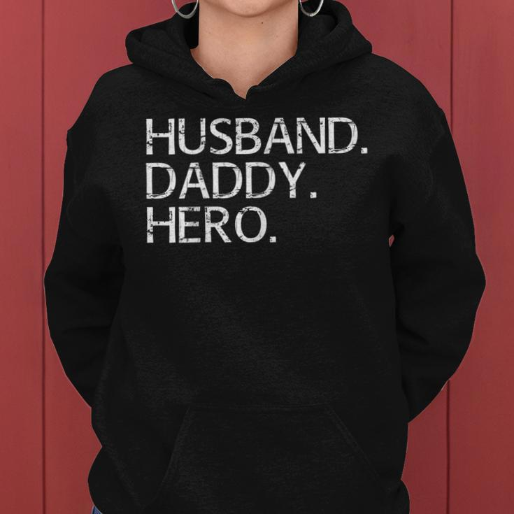Cute Funny Fathers Day Gift From Wife Daughter Son Kids V2 Women Hoodie