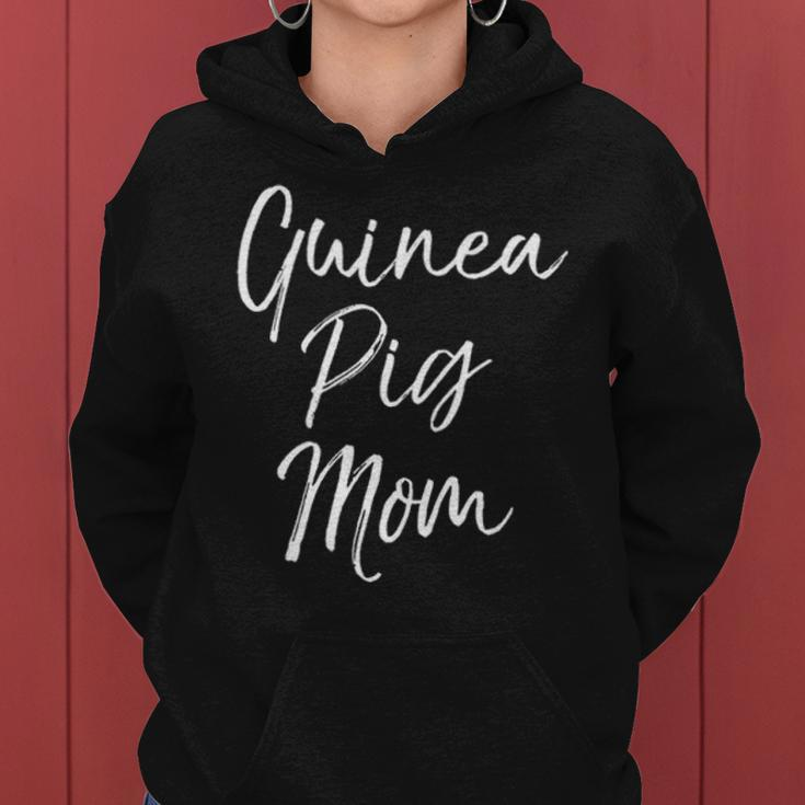 Cute Mothers Day Gift For Pet Moms Funny Guinea Pig Mom Women Hoodie