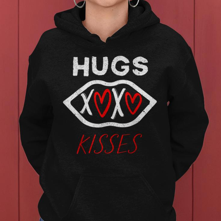 Cute Xoxo Hugs Kisses Valentines Day Couple Matching Women Hoodie