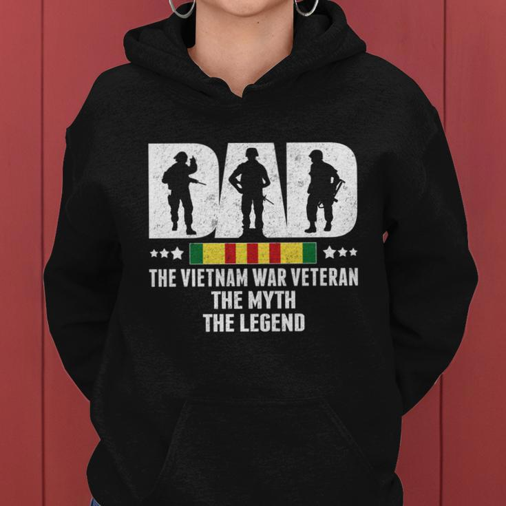 Dad Vietnam Veteran The Myth The Legend Gift Dad Gift V4 Women Hoodie