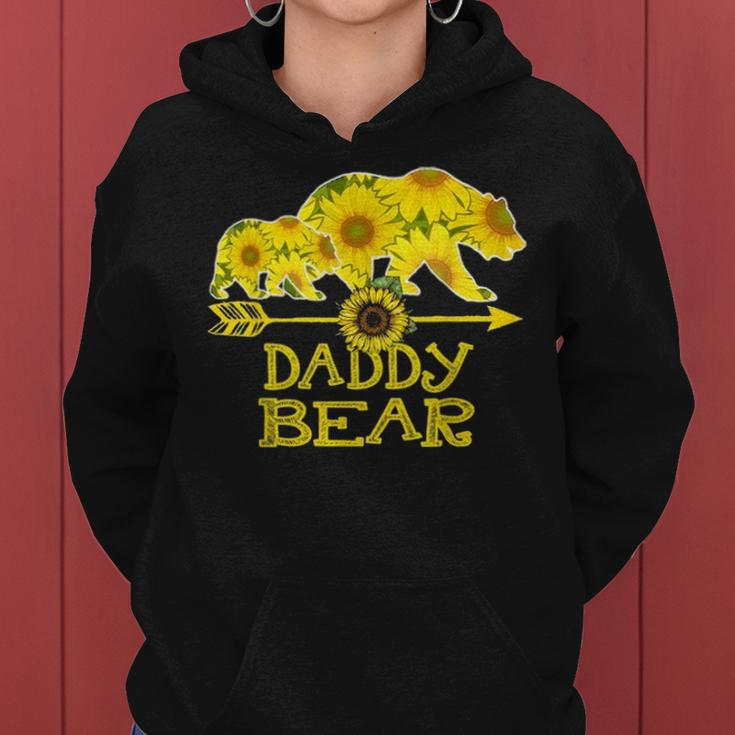 Daddy Bear Bear Sunflower Mother Father Gifts Women Hoodie