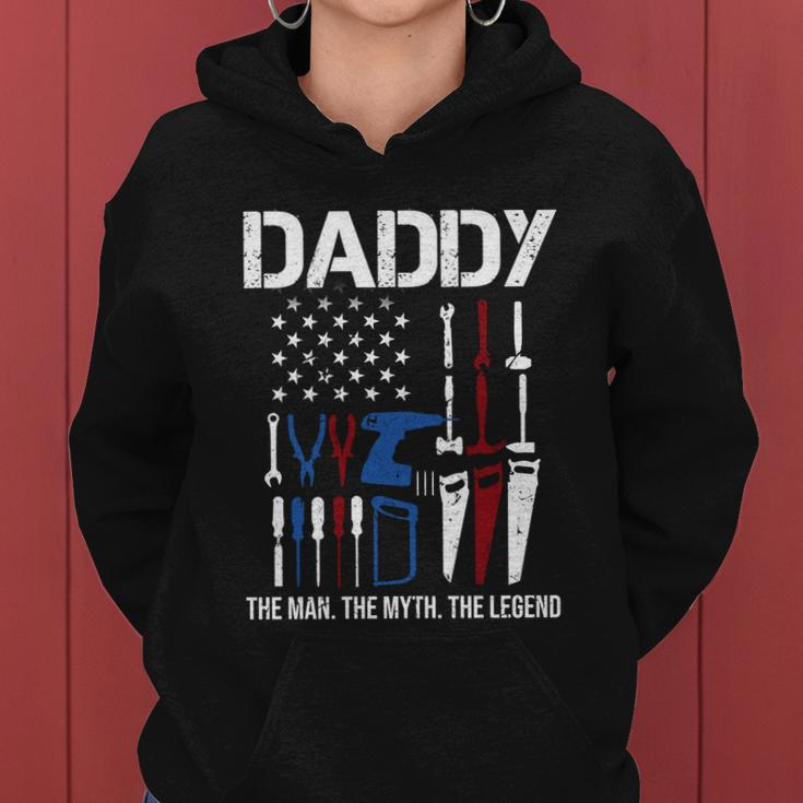 Daddy The Man The Myth The Legend Mechanic Cool Gift Women Hoodie