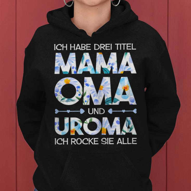 Damen Mama Oma Uroma Rocke Muttertagsgeschenk Mutter Spruch Frauen Hoodie