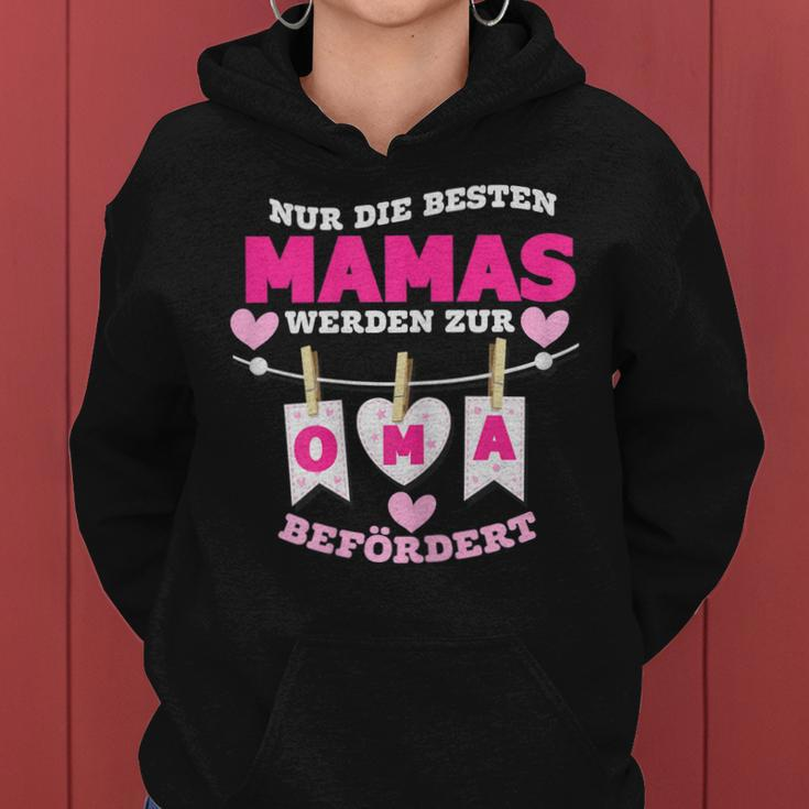Damen Nur Die Besten Mamas Werden Zur Oma Befördert Frauen Hoodie
