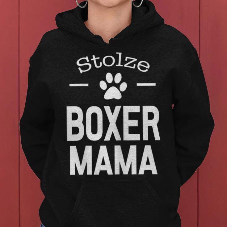 Damen Stolze Boxer Mama Dog Hunde Mutter Haustier Frauen Hoodie