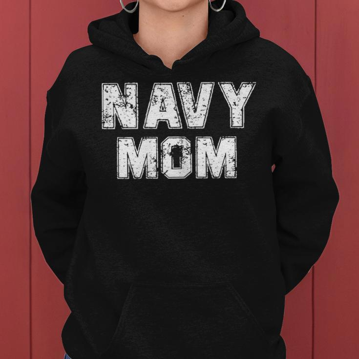 Damen US Navy Proud Mama Original Navy Vintage Mom Frauen Hoodie