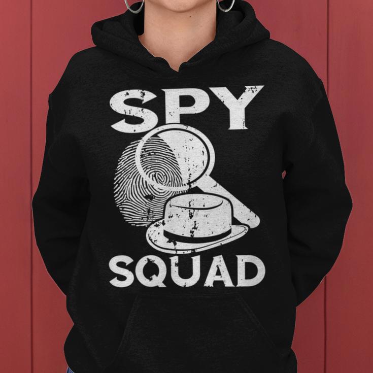 Detektiv Spy Squad Spy Kostüm Investigate Espionage Agent Frauen Hoodie