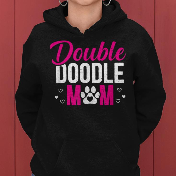 Double Doodle Mom Funny Dog Lovers Women Hoodie