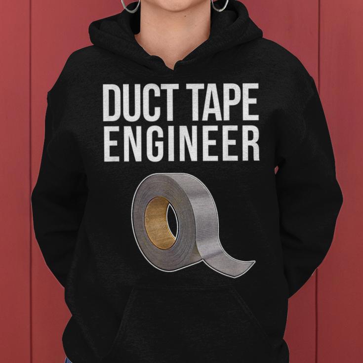 Duct Tape Engineer Heimwerker Lustiges Duct Tape Frauen Hoodie