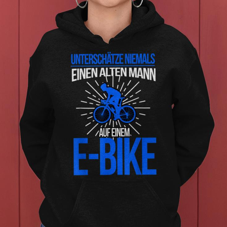 E-Bike Herren Spruch Elektrofahrrad Mann Fahrrad Frauen Hoodie