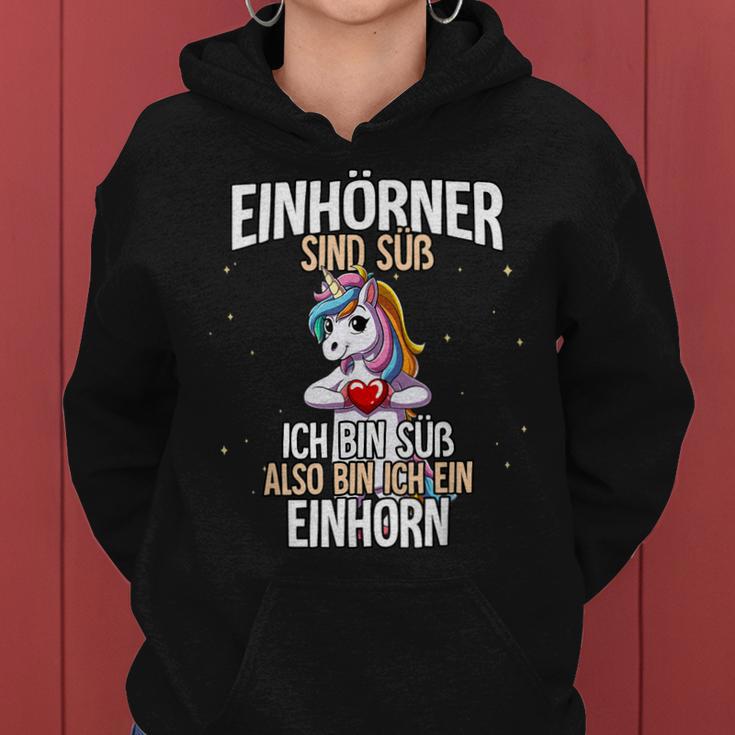 Einhörner Sind Süß Einhorn Frauen Hoodie