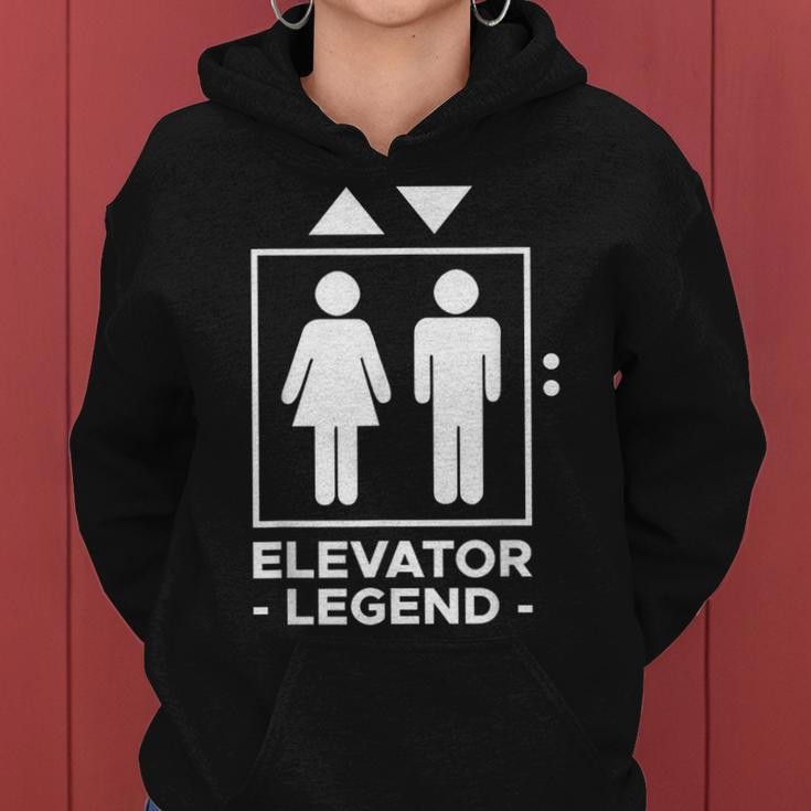Elevator Legend Aufzug Techniker V2 Frauen Hoodie