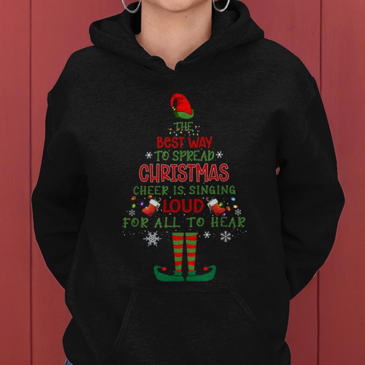 Elf Christmas Shirt The Best Way To Spread Christmas Cheer Tshirt V2 Women Hoodie