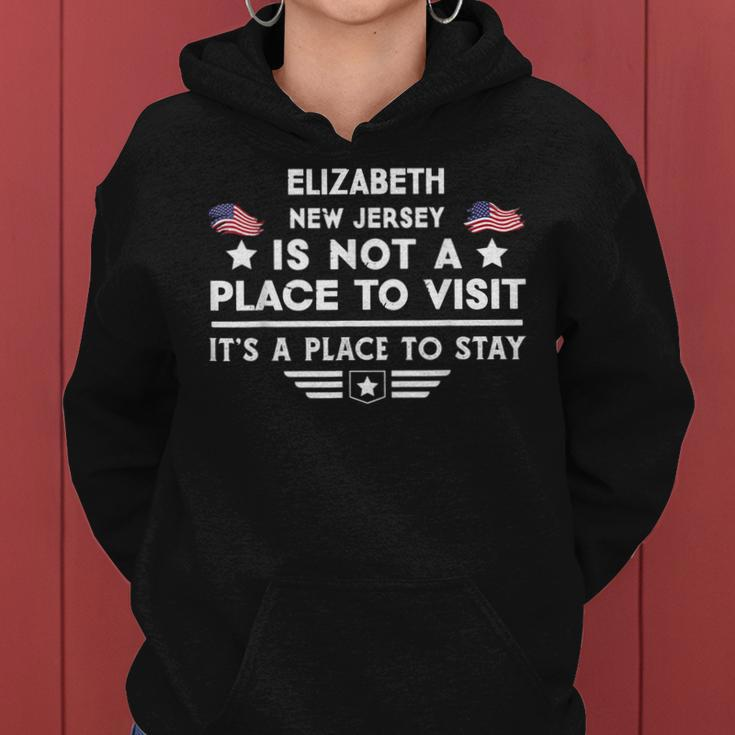 Elizabeth New Jersey Ort Zum Besuchen Bleiben Usa City Frauen Hoodie
