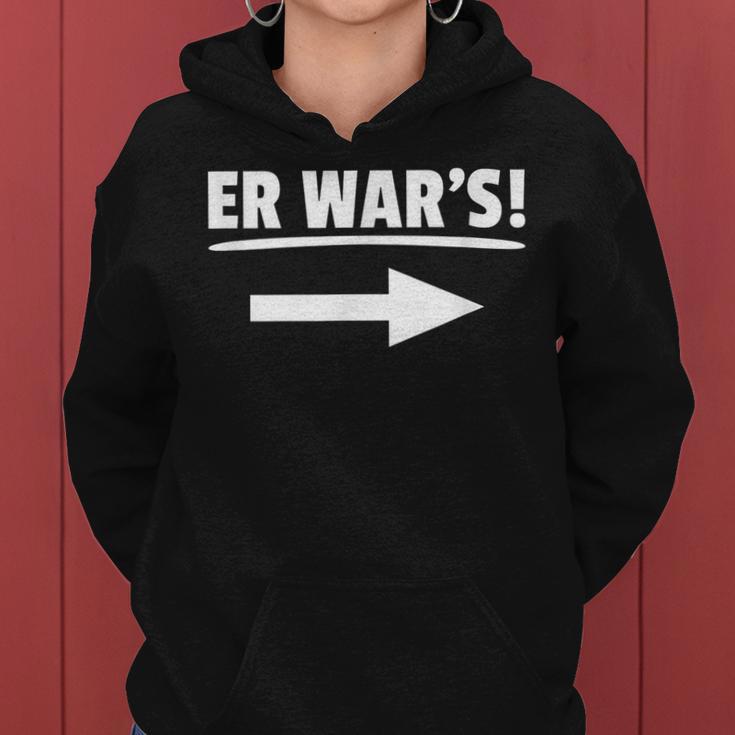 Er Wars Sprüche Partner Petzen Unschuldig Frauen Hoodie