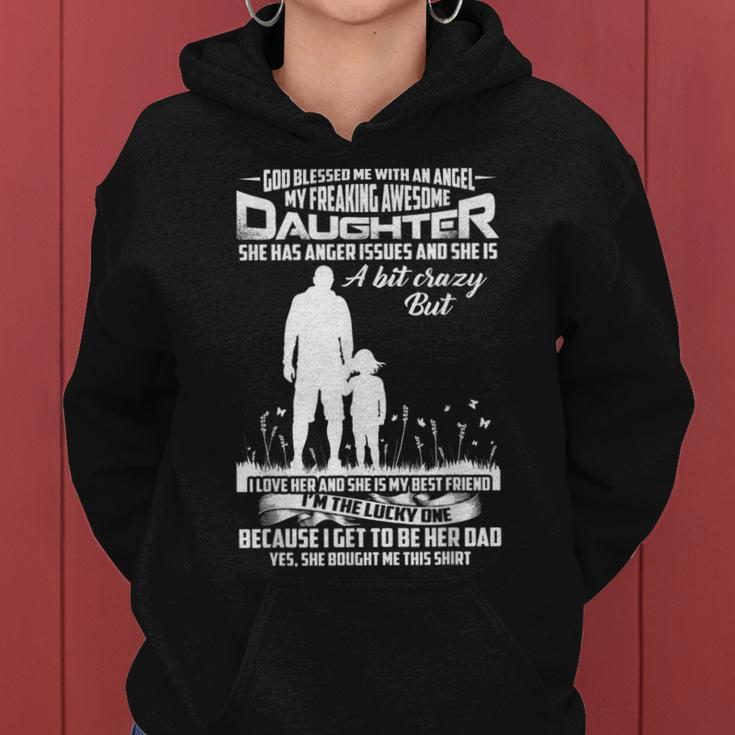 Family My Daughter Is The Best Friend Of Father Women Hoodie