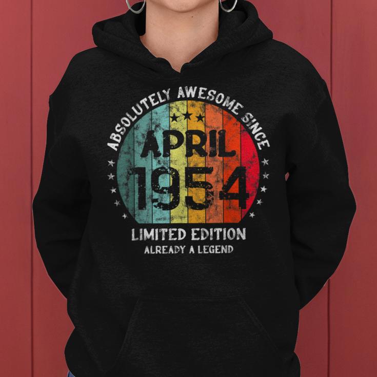 Fantastisch Seit April 1954 Männer Frauen Geburtstag Frauen Hoodie