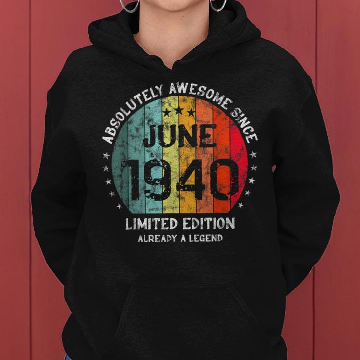 Fantastisch Seit Juni 1940 Männer Frauen Geburtstag Frauen Hoodie