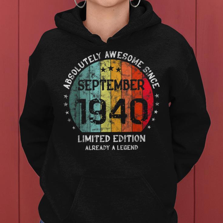 Fantastisch Seit September 1940 Männer Frauen Geburtstag Frauen Hoodie