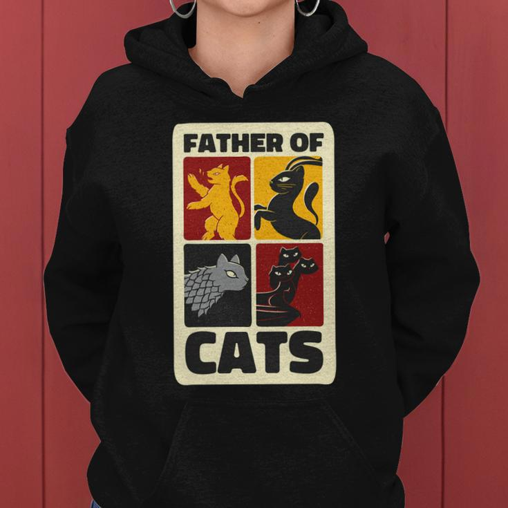 Father Of Cats Funny Women Hoodie