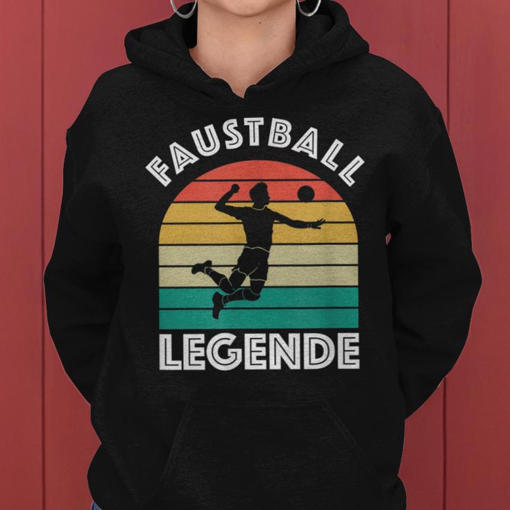 Faustball Legende Für Faustballer Faustballspieler Faustball Frauen Hoodie