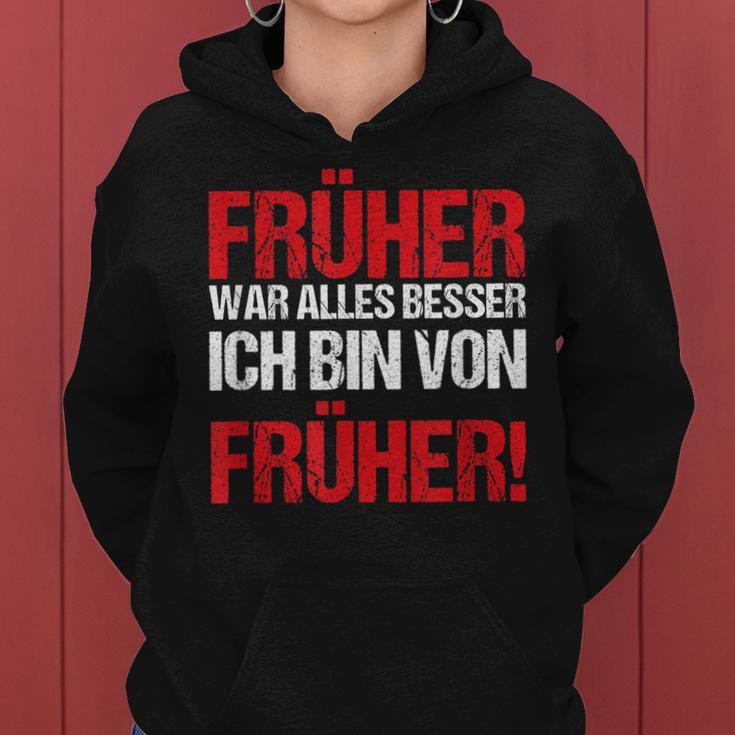 Früher War Alles Besser Generation 90Er Vintage Geschenk Frauen Hoodie