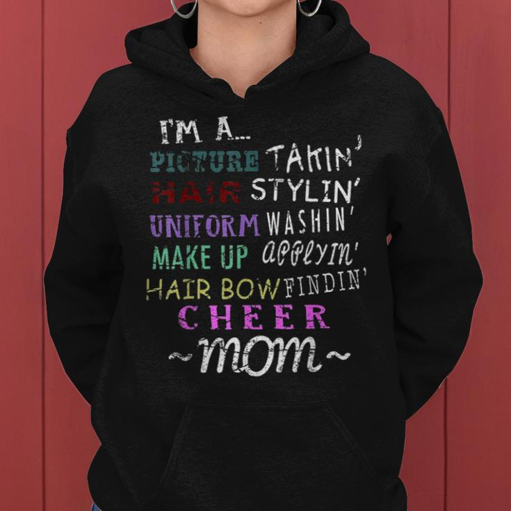 Funny Cheerleading Mom S For Cheer Moms Women Hoodie