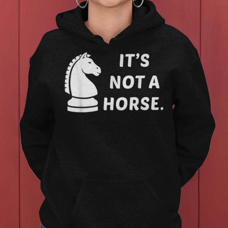 Funny Chess Knight Pieces Board Game Lover Player Horse Gift Women Hoodie