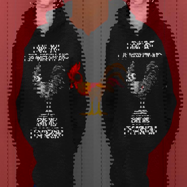 Funny Chicken Fart Gifts Humor I Dont Fart I Whisper In My Women Hoodie Funny Chicken Fart Gifts Humor I Dont Fart I Whisper In My Women Hoodie