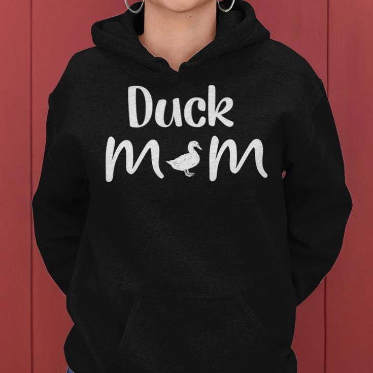 Funny Duck Mom Mothers Day Duck Lover Farming Women Hoodie