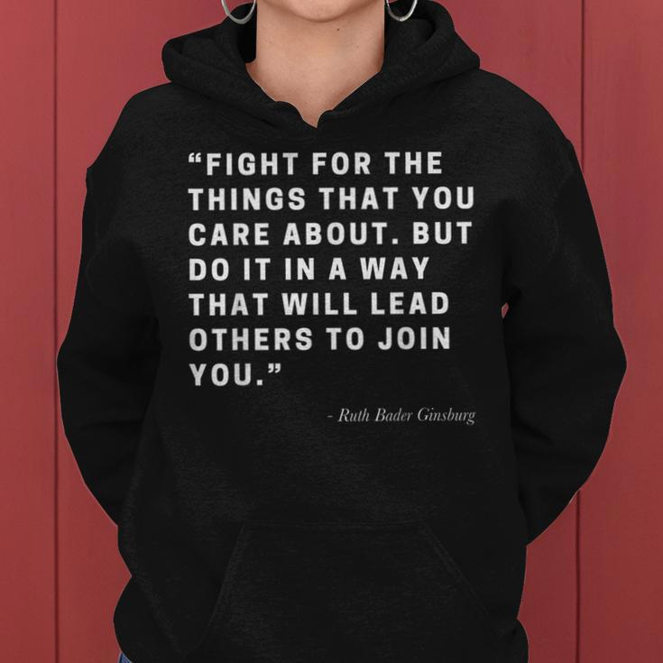 Funny Fight For The Things You Care About Quote Women Hoodie