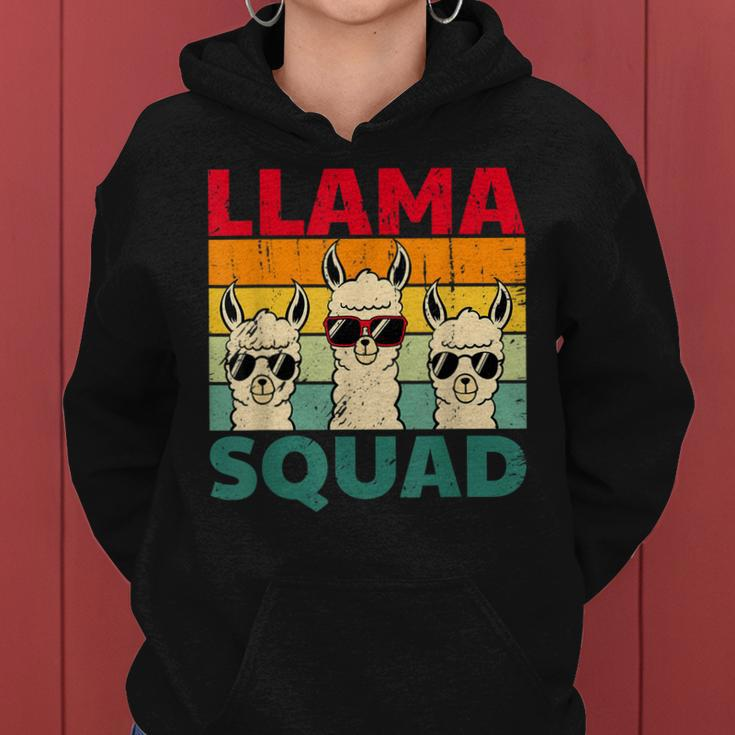 Funny Llama Design For Men Women Llama Alpaca Farm Animal Women Hoodie